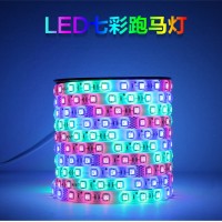 54燈一米12v跑馬LED5050軟燈條廠家批發