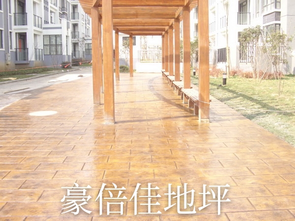 山西公園地坪-藝術壓膜地坪