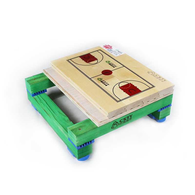 國際籃聯認證運動木地板 單龍骨雙龍骨安裝