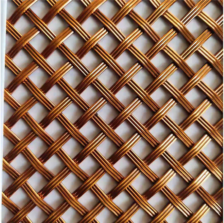 不銹鋼金屬裝飾網編織網 酒店背景墻面金屬網菱形裝飾網