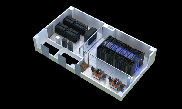 上海大型數據中心機房效果圖制作，設計質量可靠